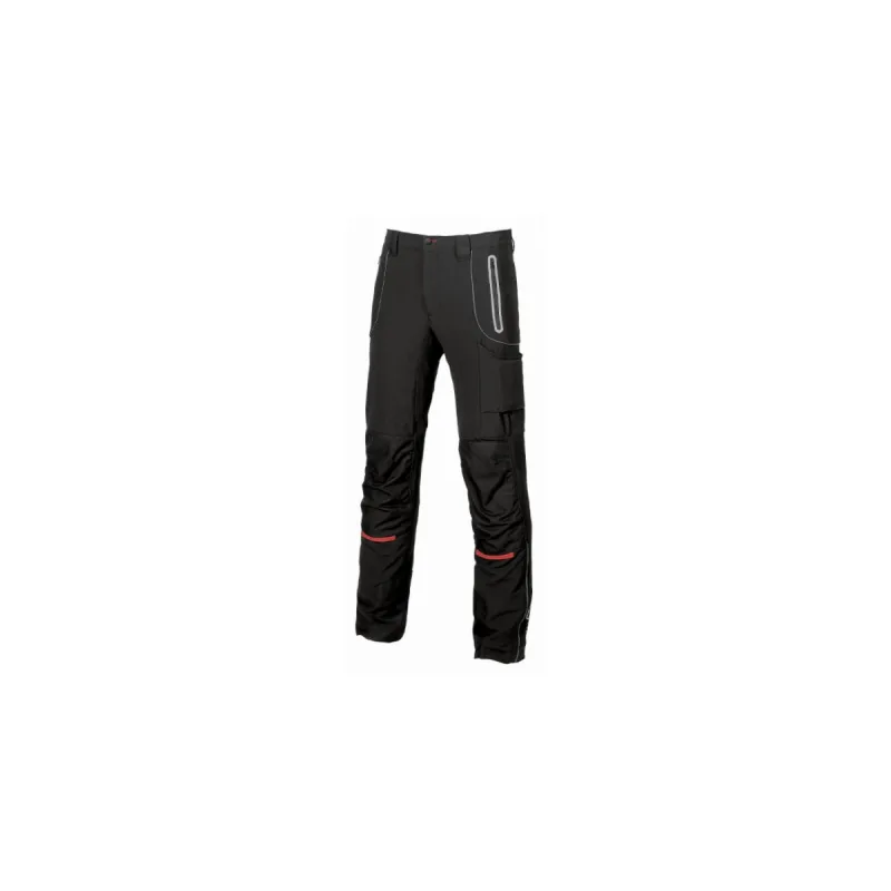U-power pantalon u-supremacy pit taille 54 noir charbon 96 % pes/4 %