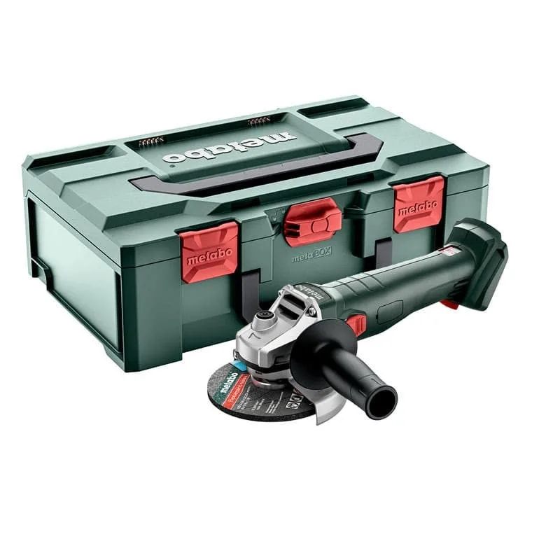 Amoladora angular de batería de 18 voltios w18 7-125 sin bateria, sin cargador metabo