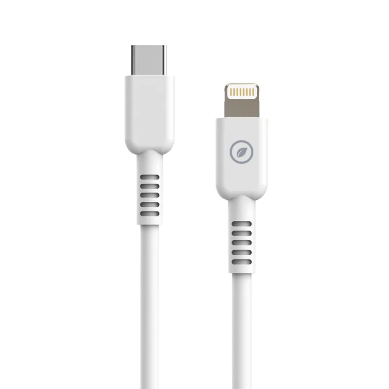 Cable muvit for change usb-c a lightning blanco 1,2 m