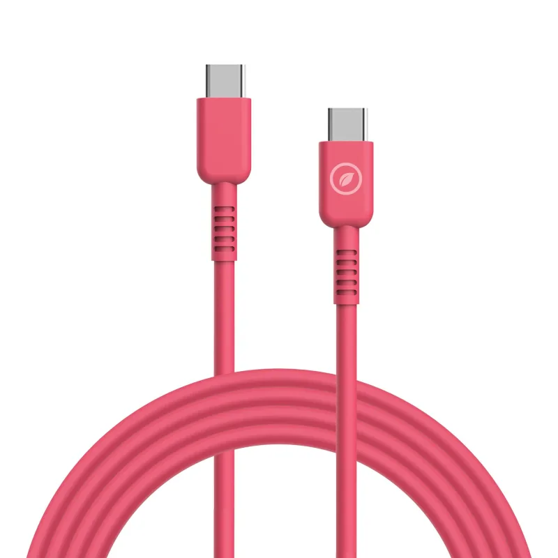 Cable muvit for change usb-c/usb-c 1,2m magenta