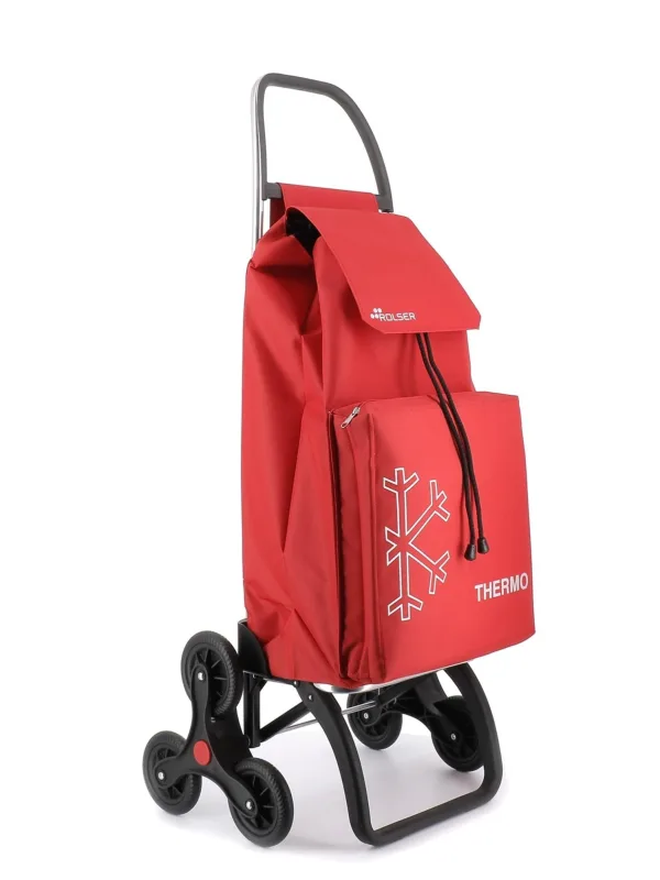Carro rolser saquet termo ln 6 ruedas sube escaleras - rojo