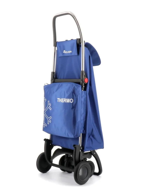 Carro rolser i-max termo zen 4 ruedas 2 giratorias plegable - azul