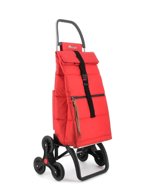 Carro rolser big polar 6 ruedas sube escaleras - rojo