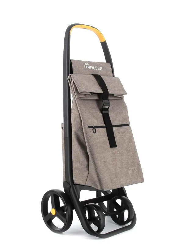 Carro rolser clec termo zd 8 plus lemon 4 ruedas grandes - beig