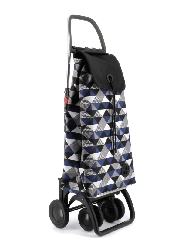 Carro rolser i-max sahara 4 ruedas 2 giratorias plegable - azul