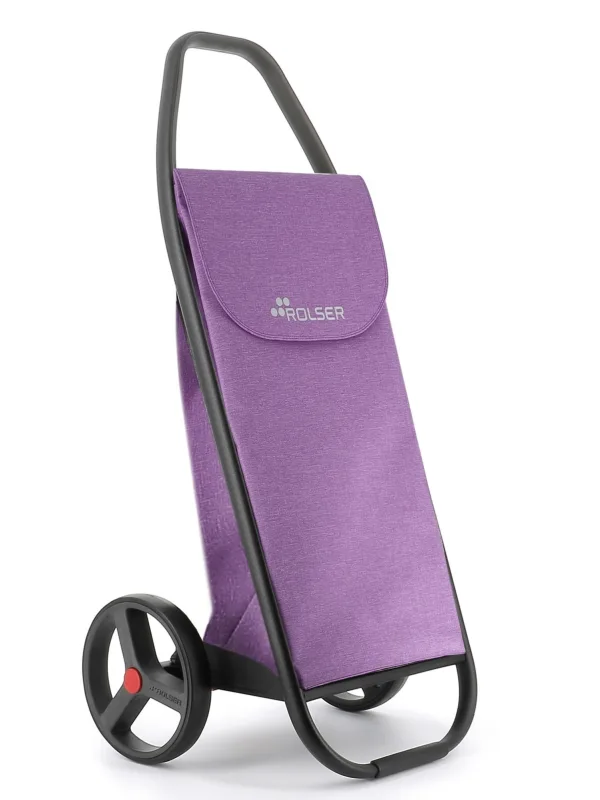 Carro rolser com tweed black tube 2 ruedas grandes - malva