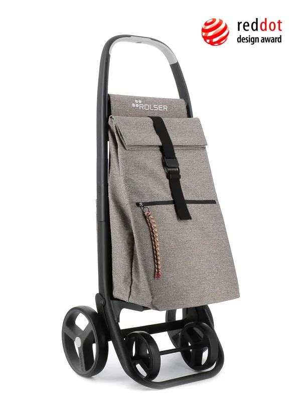 Carro rolser clec termo eco 8 plus gris 4 ruedas grandes - granito