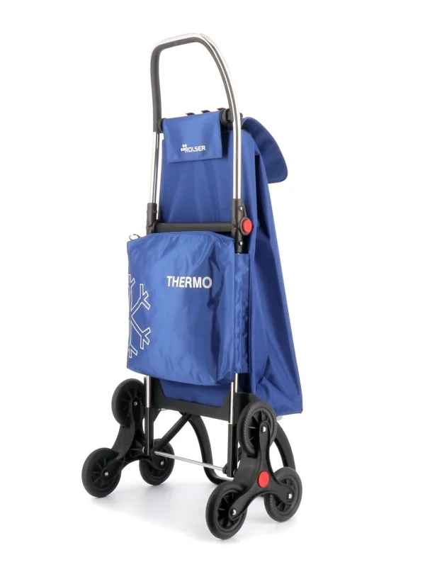 Carro rolser i-max termo zen 6 ruedas sube escaleras plegable - azul