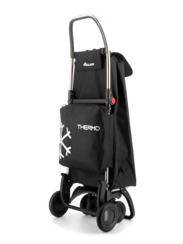 Carro rolser i-max termo zen 4 ruedas 2 giratorias plegable - negro