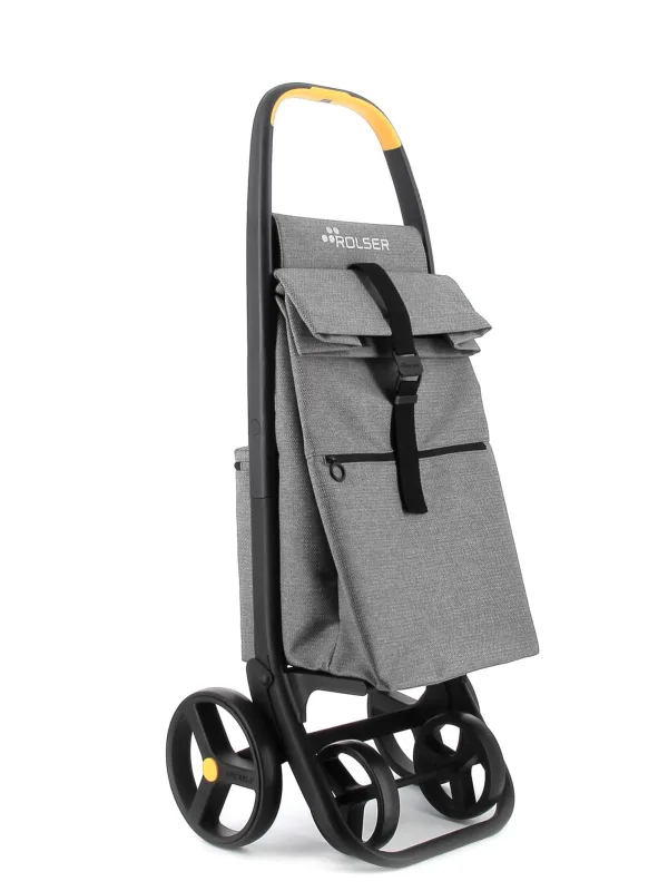 Carro rolser clec termo zd 8 plus lemon 4 ruedas grandes - gris