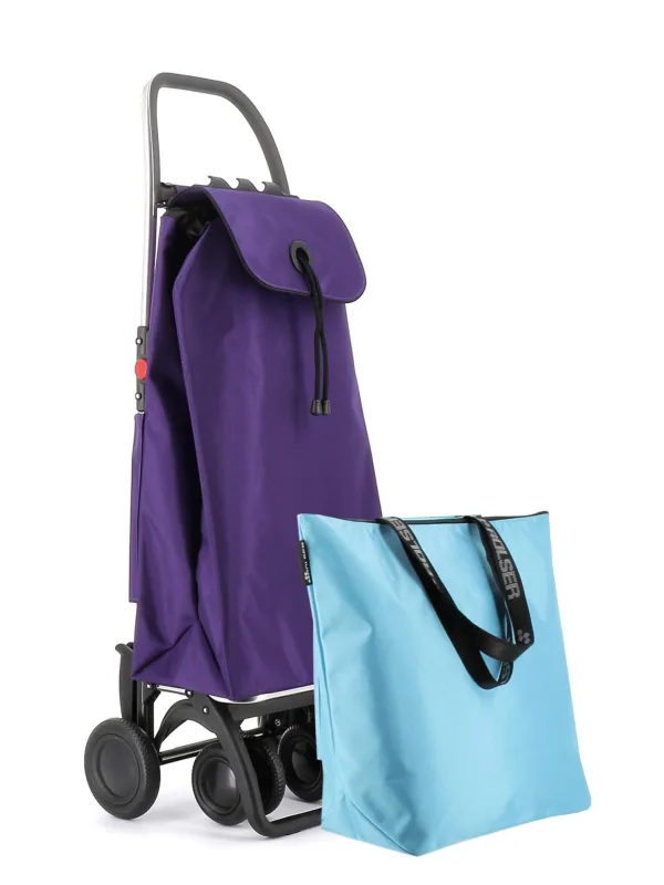 Combo carro rolser i-max mf 4 ruedas 2 giratorias plegable + bolsa extra - more