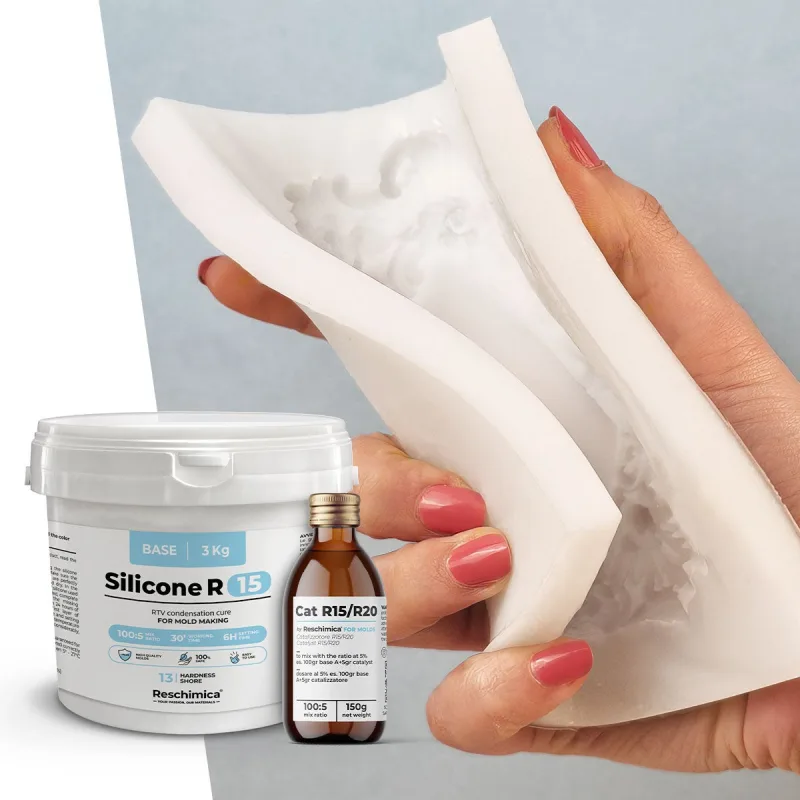 Goma de silicona líquida para condensación r15 (3 kg)