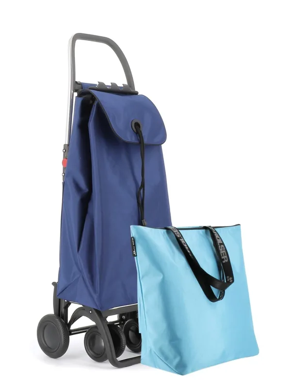 Combo carro rolser i-max mf 4 ruedas 2 giratorias plegable + bolsa extra - klein