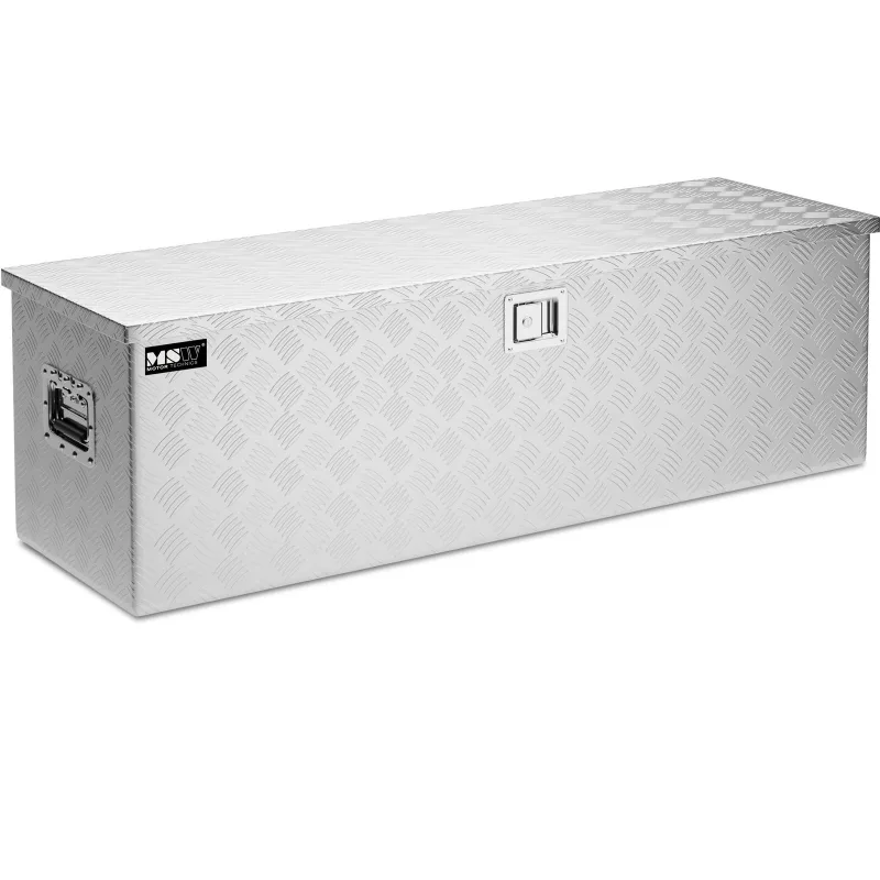Caja de herramientas de aluminio - 124 x 38 x 38 cm - 150 l