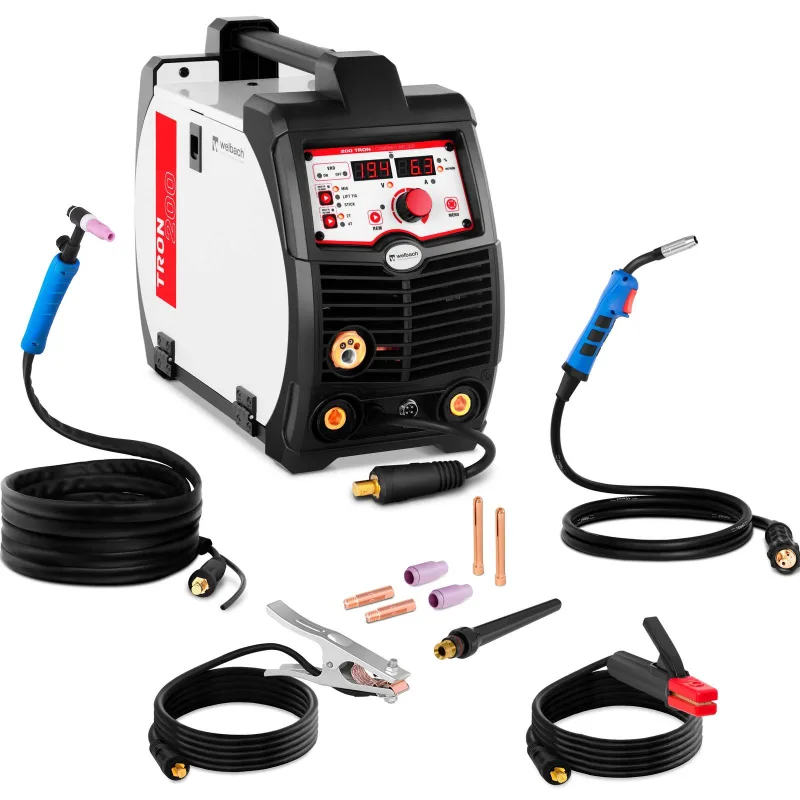 Soldadora multiproceso - digital - tig - mig/mag - mma - 200 a