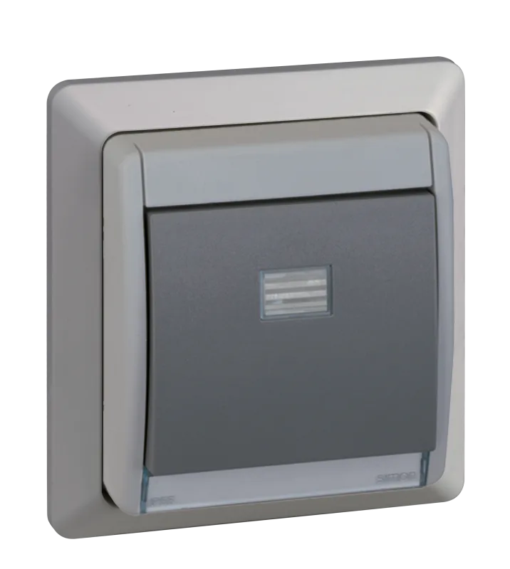 Pulsador empotrar 10ax simon aqua