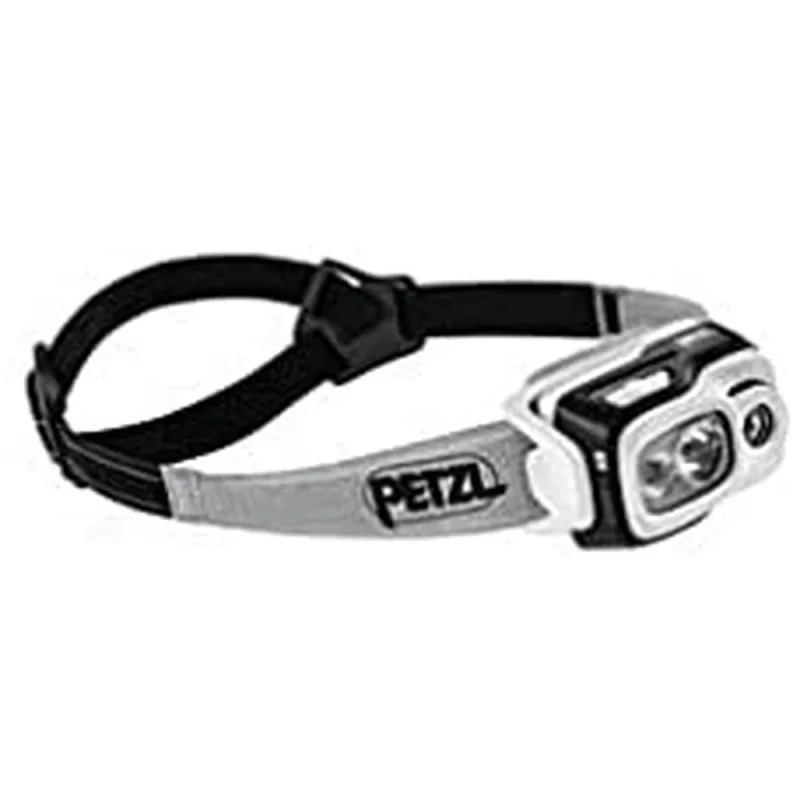 Linterna led para la cabeza petzl swift rl negro