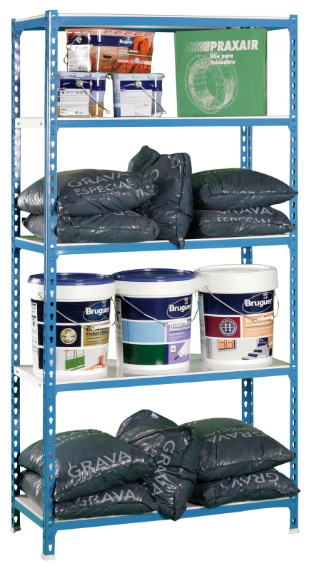 Estanteria sin tornillos simonclik azul splus 5/40