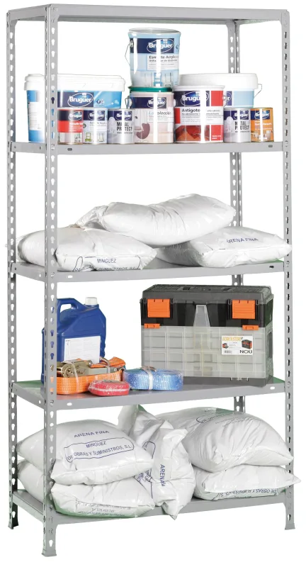 Estanteria sin tornillos metalica ecoclick galva mini 5/40