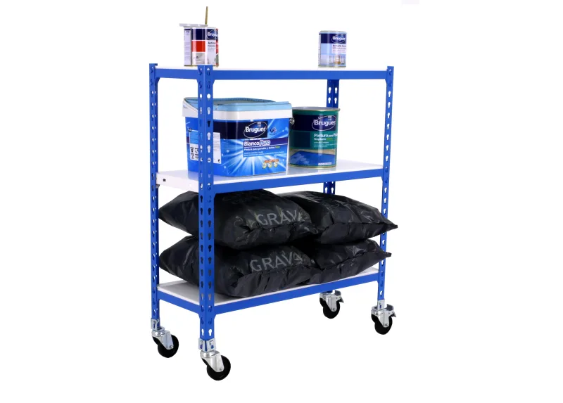 Estanteria sin tornillos simonclik movil azul plus 3/30