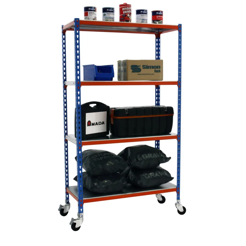 Estanteria sin tornillos simonclik azul plus 4/30