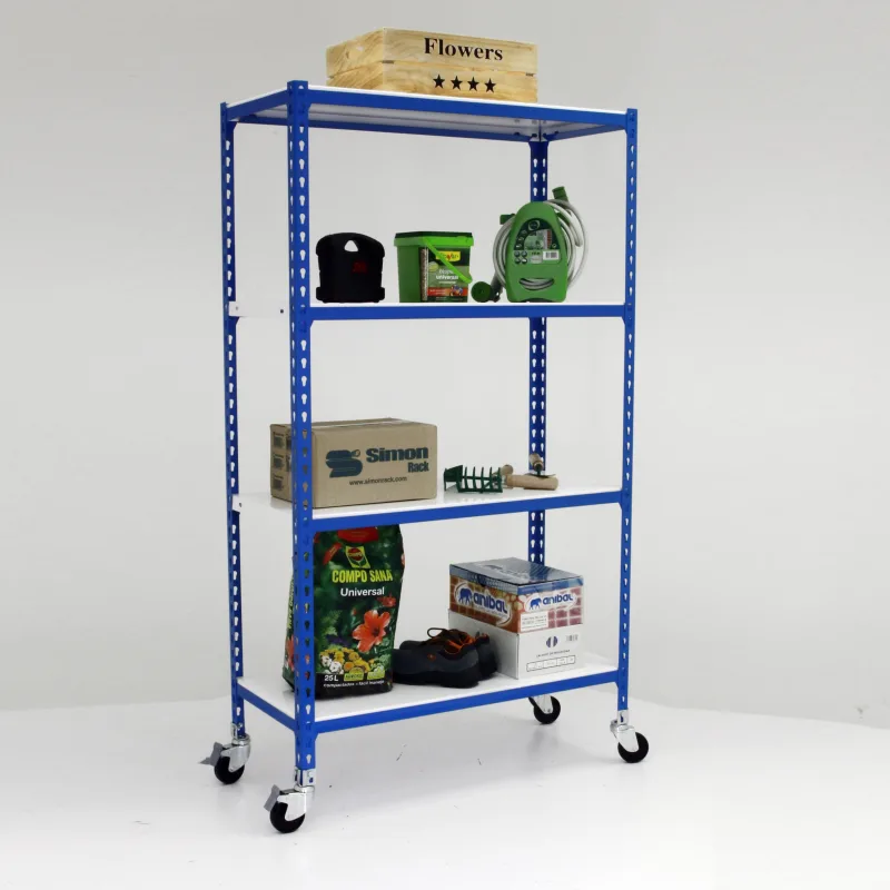 Estanteria sin tornillos simonclik movil azul plus 4/40