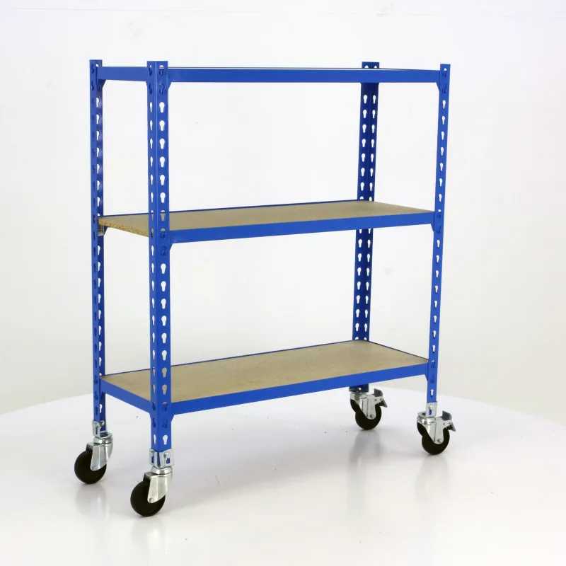 Estanteria sin tornillos maderclick movil azul 3/30