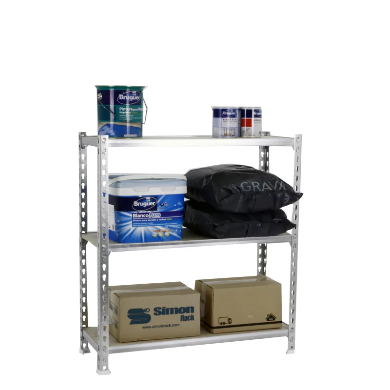 Estanteria sin tornillos metalica maderclick galva 3/30