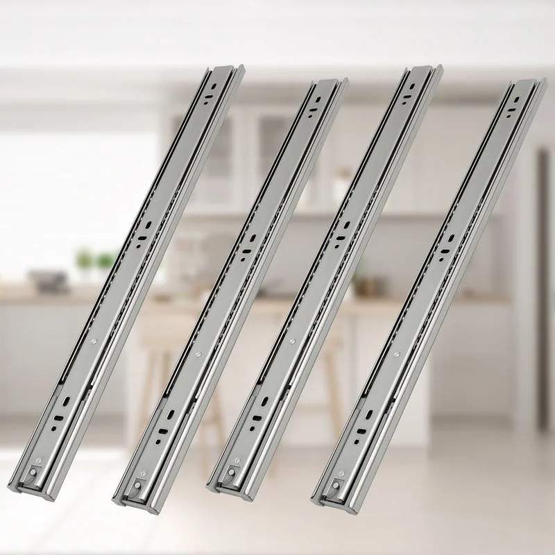 Guías para cajones para cajones con rodamientos de bolas guías de extensión de cierre suave y silencioso 300 mm 20x
