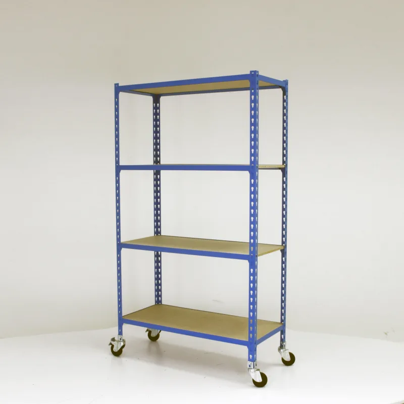 Estanteria sin tornillos maderclick movil azul splus 4/40