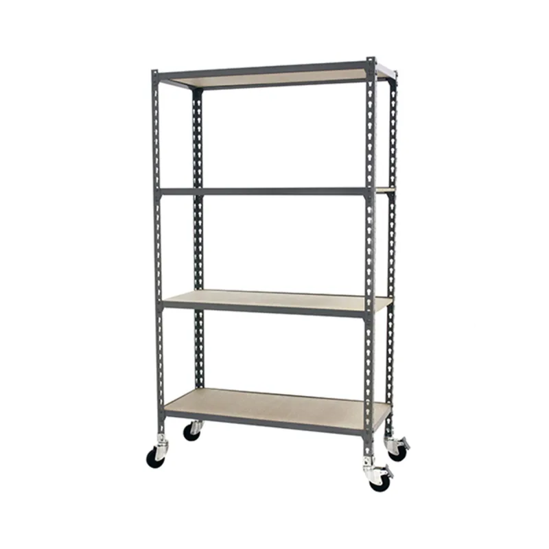 Estanteria sin tornillos maderclick gris movil splus 4/50