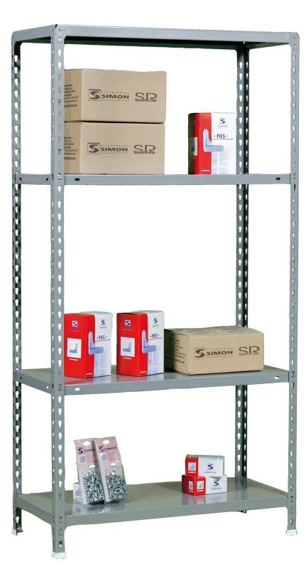 Estanteria sin tornillos metalica ecoclick gris 4/30