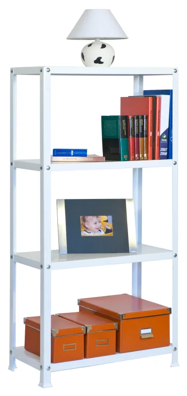 Estanteria con tornillos homeclassic blanca plus 5/30