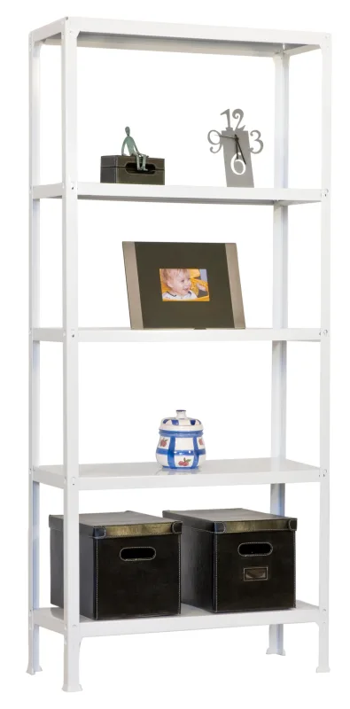 Estanteria sin tornillos homeclick blanca mini 5/30