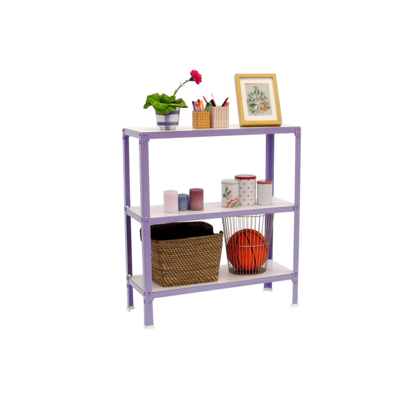Estanteria sin tornillos homeclick violeta plus 3/30