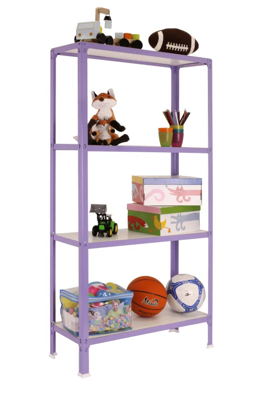 Estanteria sin tornillos homeclick wood violeta plus 5/30