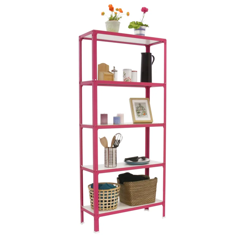 Estanteria sin tornillos homeclick rosa plus 5/30
