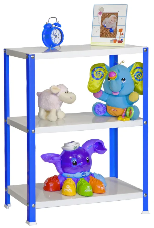 Estanteria con tornillos homeclassic azul plus 3/30