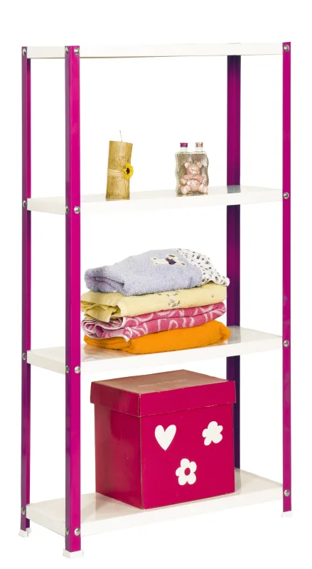 Estanteria con tornillos homeclassic rosa plus 4/40