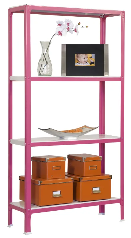 Estanteria sin tornillos homeclick rosa plus 4/30