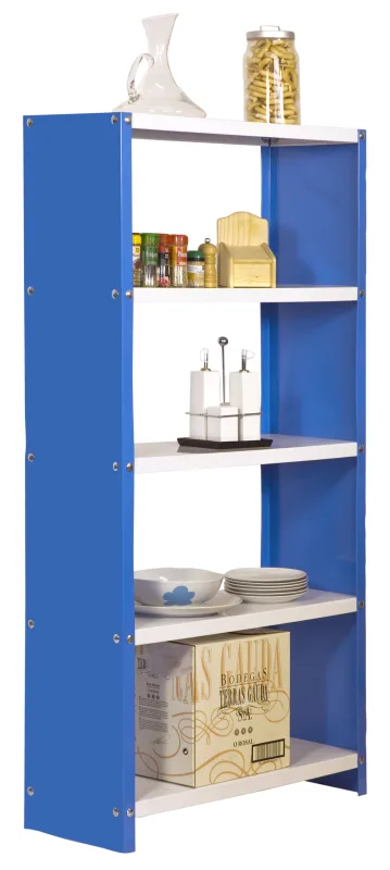 Estanteria con tornillos habitat azul plus 5/30