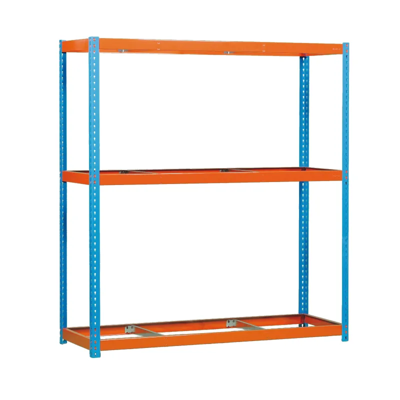Estanteria simonforte 3 azul/naranja/galva 200x240x60cm