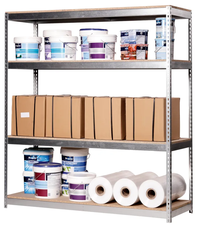 Estanteria simonforte 4 galva madera 200x150x60cm