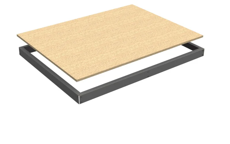 Estante adicional ecoforte galva madera 180x45x4,2cm