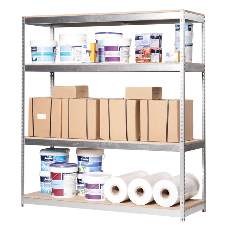 Estanteria ecoforte galva/ madera 200x120x60cm