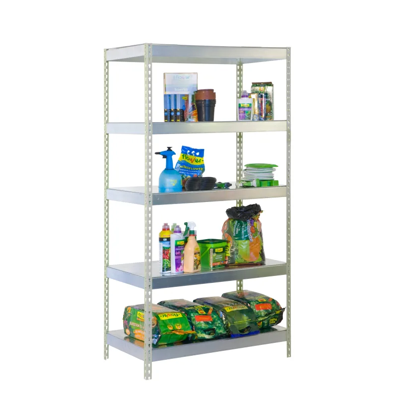 Estanteria bricoforte metal galva/galva 200x120x60cm