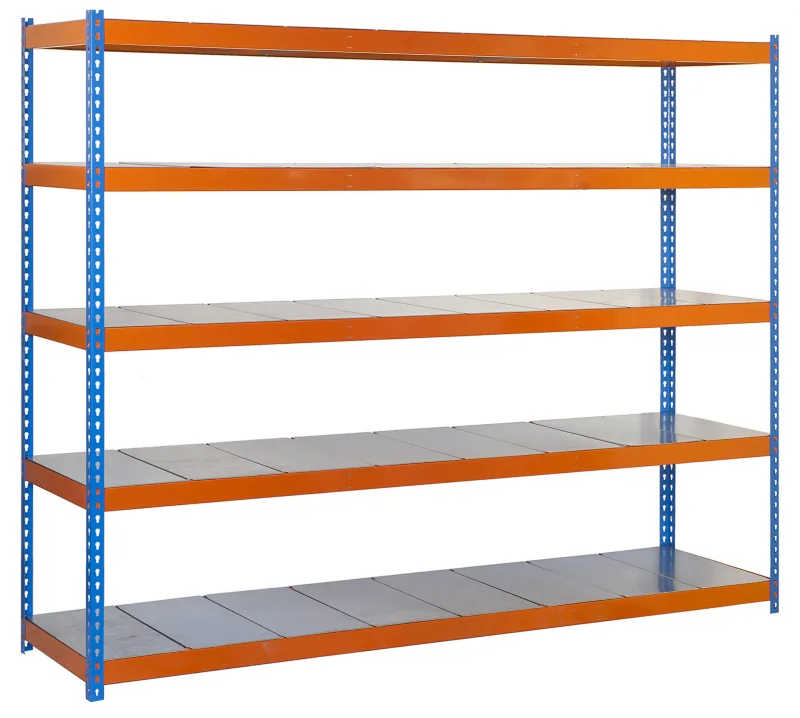 Estanteria simonforte 5 azul/galva 200x240x60cm