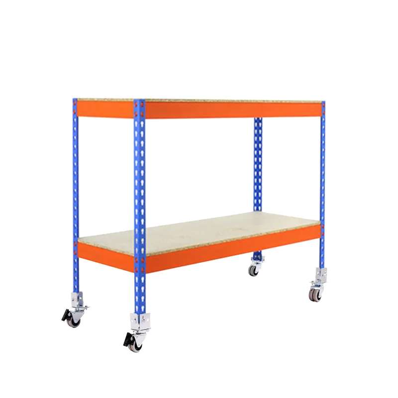 Estanteria simonforte 2 azul/ madera 90x150x60cm