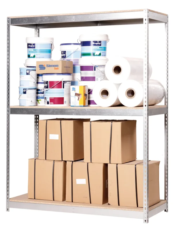 Estanteria ecoforte 3 galva/ madera 200x120x45cm