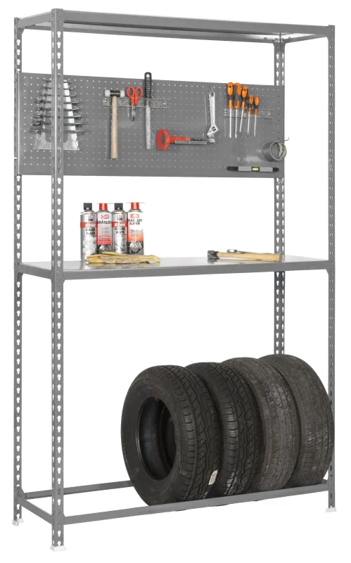 Estanteria simonracing megaplus gris 200x120x40cm